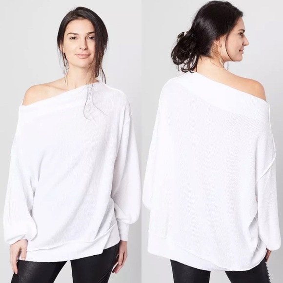 Free People Women's Main Squeeze Hacci Pullover - Picture 2 of 6